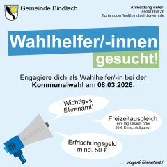 Wahlhelfer gesucht